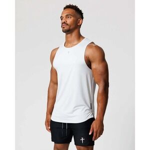 Three Nails Pro-Tech Tank "Cross" - Stone, Large New With Tags